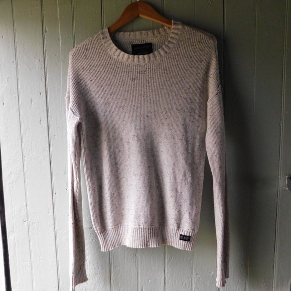 🦔🐾 Cream Crew Neck Sweater Knit 🌳🍃 - Picture 4 of 10